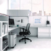 Magnetic Steel Dry Erase Board, 24" x 24", White Surface, Gray/Natural Aluminum Frame