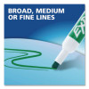 Low-Odor Dry-Erase Marker, Broad Chisel Tip, Assorted Colors, 12/Box