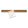 Grip-A-Strip Cork Map Rail, 1" x 96", Brown/Silver