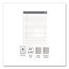 Notepads, Wide/Legal Rule, (50) White 8.5 x 11 Sheets, 6/Pack