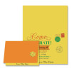 Double-Color Card Stock, 70 Lb Cover Weight, 8.5 x 11, Assorted Bright Colors, 80/Pack