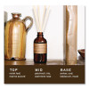Reed Diffuser, Sandalwood Rose, 3.5 Oz, 4.25" Bottle, 9" Reeds, Amber