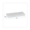 Light Duty Scouring Pad, 4.63 x 10, White, 20/Carton