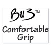 Bu3 Ballpoint Pen, Retractable, Medium 1 Mm, Black Ink, Smoke/Black Barrel, 18/Pack