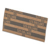Flat Coin Wrappers, Dollars, Gray/Kraft, 1,000/Box