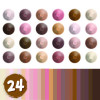Colors Of The World Crayons, Regular Size, 0.31" x 3.63", 24 Assorted Colors, 24/Pack