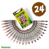 Colors Of The World Crayons, Regular Size, 0.31" x 3.63", 24 Assorted Colors, 24/Pack