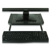 Metal Monitor Stand Riser For Computer, 14.88" x 11.33" x 4.21", Black, Supports 44 Lbs