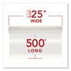 Nap-Lam I Roll Film, 1.5 Mil, 25" X 500 Ft, Gloss Clear, 2/Box