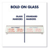 Premium Glass Board Dry Erase Marker, Fine Bullet Tip, Assorted Colors, 4/Pack