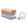 Quickfit D-Ring View Binder, 3 Rings, 4" Capacity, 11 X 8.5, White