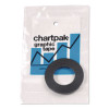Graphic Chart Tapes, 1" Core, 0.13" X 27 Ft, Matte Black