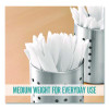 Mediumweight Plastic Cutlery, Fork/Knife/Spoon, Plastic, White, 100/Pack