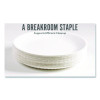 Economy Paper Plates, 9" Dia, White, 100/Pack