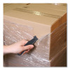 Safety Cutter Box Cutter Knife With Double Shielded Blade, 4" Plastic Handle, Black, 5/Pack