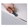 Safety Cutter Box Cutter Knife With Double Shielded Blade, 4" Plastic Handle, Black, 5/Pack