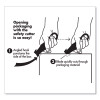 Safety Cutter Box Cutter Knife With Double Shielded Blade, 4" Plastic Handle, Black, 5/Pack
