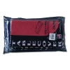 Table Set Rectangular Table Cover, Heavyweight Plastic, 54" X 108", Red, 6/Pack