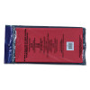 Table Set Rectangular Table Cover, Heavyweight Plastic, 54" X 108", Red, 6/Pack