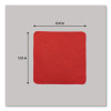 Microfiber Cleaning Cloths, 12 X 12, Red, 24/Pack