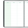 Undated Teacher's Planner, Weekly, 9 Classes, Black Cover, 10.88 x 8.25 Sheets, 12-Month (July To June)