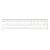 Wallmates Self-Adhesive Dry Erase Monthly Planning Surfaces, 24 X 18, White/Gray/Orange Sheets, Undated