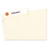 Handwrite Only Self-Adhesive Removable Round Color-Coding Labels, 0.5" Dia, Neon Red, 60/Sheet, 14 Sheets/Pack, (5051)