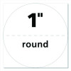 Printable Mailing Seals, 1" Dia, Clear, 15/Sheet, 32 Sheets/Pack, (5248)
