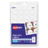 Removable Multi-Use Labels, Inkjet/Laser Printers, 0.75" Dia, White, 24/Sheet, 42 Sheets/Pack, (5408)
