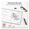 Marks A Lot Regular Desk-Style Permanent Marker, Broad Chisel Tip, Black, Dozen