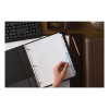 Print And Apply Index Maker Clear Label Dividers, 5-Tab, White Tabs, 11 x 8.5, White, 5 Sets