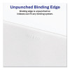 Preprinted Legal Exhibit Side Tab Index Dividers, Avery Style, 10-Tab, 1, 11 X 8.5, White, 25/Pack