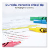 Hi-Liter Desk-Style Highlighters, Assorted Ink Colors, Chisel Tip, Assorted Barrel Colors, 4/Set