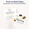 Printable Postcards, Inkjet, 65 Lb, 4.25 X 5.5, Textured Matte White, 120 Cards, 4 Cards/Sheet, 30 Sheets/Box