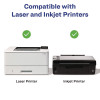 Printable Postcards, Inkjet, 65 Lb, 4.25 X 5.5, Textured Matte White, 120 Cards, 4 Cards/Sheet, 30 Sheets/Box