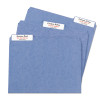 Extra-Large Trueblock File Folder Labels With Sure Feed Technology, 0.94 X 3.44, White, 18/Sheet, 25 Sheets/Pack