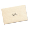 Matte Clear Easy Peel Mailing Labels W/ Sure Feed Technology, Laser Printers, 1 X 2.63, Clear, 30/Sheet, 25 Sheets/Box