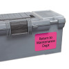 High-Vis Removable Laser/Inkjet Id Labels w/ Sure Feed, 3.33 x 4, Neon, 72/Pk