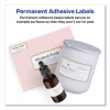 White Easy Peel Mailing Labels With Metallic Border, Inkjet/Laser Printers, 2 x 4, White, 10/Sheet, 10 Sheets/Pack