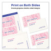 Printable Microperforated Business Cards With Sure Feed Technology, Inkjet, 2 x 3.5, White, 10/Sheet, 25 Sheets/Pack