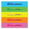 Brite Liner Highlighter, Fluorescent Blue Ink, Chisel Tip, Blue/Black Barrel, Dozen