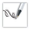 Clic Stic Ballpoint Pen Value Pack, Retractable, Medium 1 Mm, Black Ink, White Barrel, 24/Pack