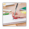 Ecolutions Round Stic Ballpoint Pen Value Pack, Stick, Medium 1 Mm, Black Ink, Clear Barrel, 50/Pack