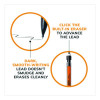 Xtra Smooth Mechanical Pencil, 0.7 Mm, Hb (#2), Black Lead, Clear Barrel, 40/Pack
