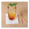 Neon Sip Sticks, 5.5" Polypropylene, Assorted Colors, 1,000/Pack