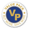 Polypropylene Sheet Protector Value Pack, Heavy-Duty, Side: 3-Hole Punched, Top Load 8.5 x 11 Insert, Clear Front, 200/Box