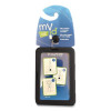 Myid Badge Holder, Vertical/Horizontal, 3 5/8 X 2 1/4, Black, 1/Ea
