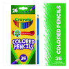 Long-Length Colored Pencil Set, 3.3 Mm, 2B, Assorted Lead And Barrel Colors, 24/Pack