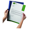 Duraclip Report Cover, Clip Fastener, 8.5 x 11, Holds 60 Sheets, Clear/Black, 25/Box
