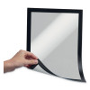 Duraframe Magnetic Sign Holder, 8.5 X 11, Black Frame, 2/Pack